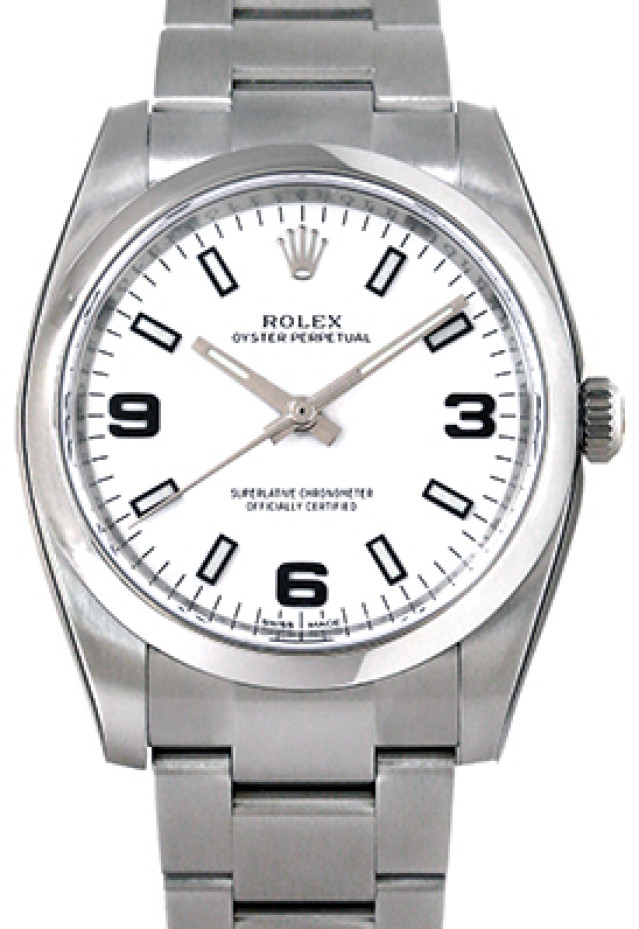 Rolex Air King 114200 White Dial 2015